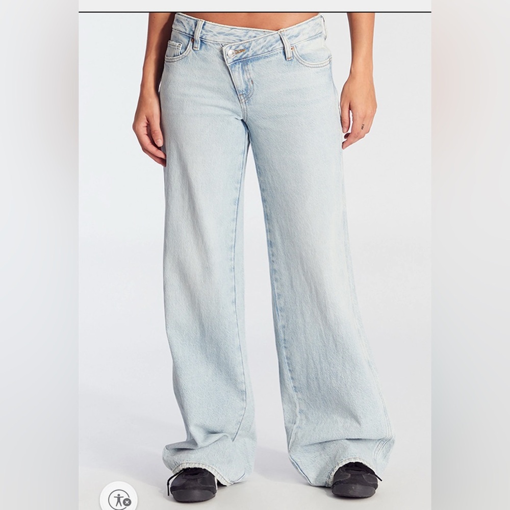 pacsun low rise asymmetrical jeans